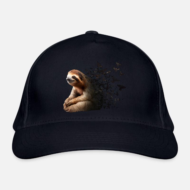 Faultier Bio-Baseballkappe