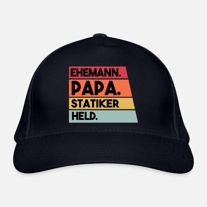 Husband Dad Structural Engineer Hero Organic Baseball Cap