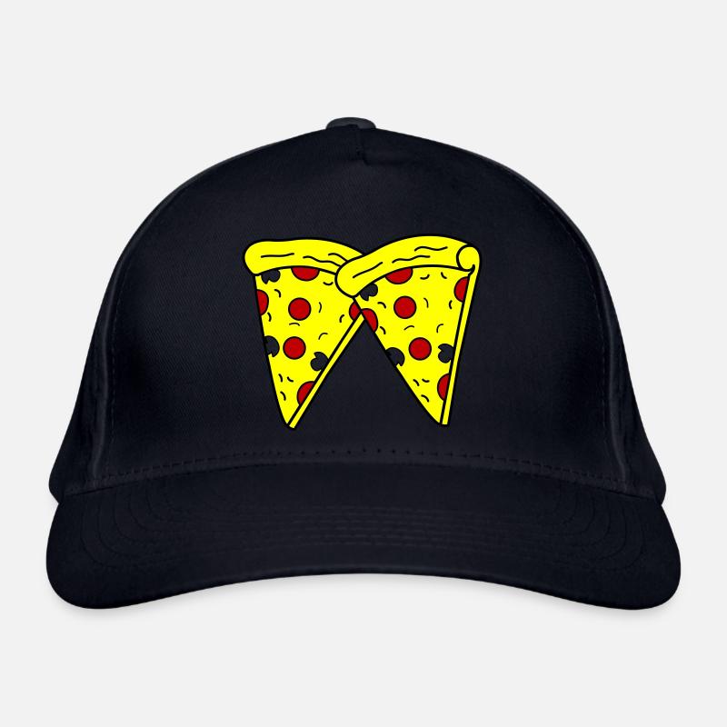pizza 2 Bio-Baseballkappe
