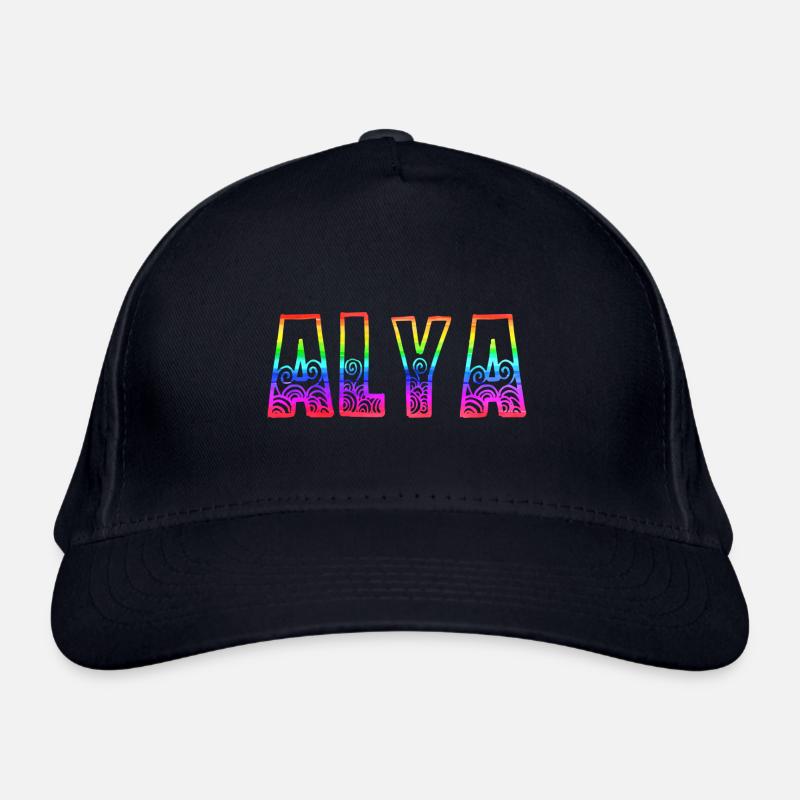 alya rs regenbogen Bio-Baseballkappe