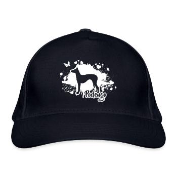 PODENGO Hunderasse Hund Hunde Wilsigns - Bio-Baseballkappe - Navy - Vorne