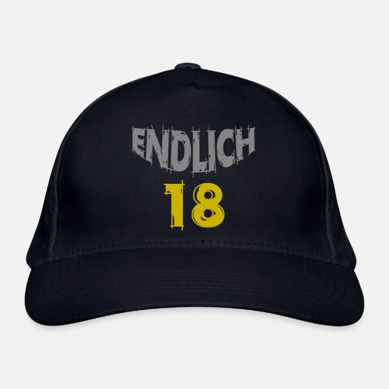endlich18 Bio-Baseballkappe