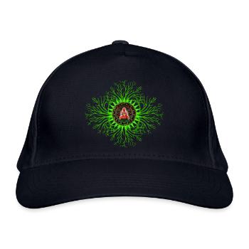 Herzchakra Chakra - Bio-Baseballkappe - Navy - Vorne