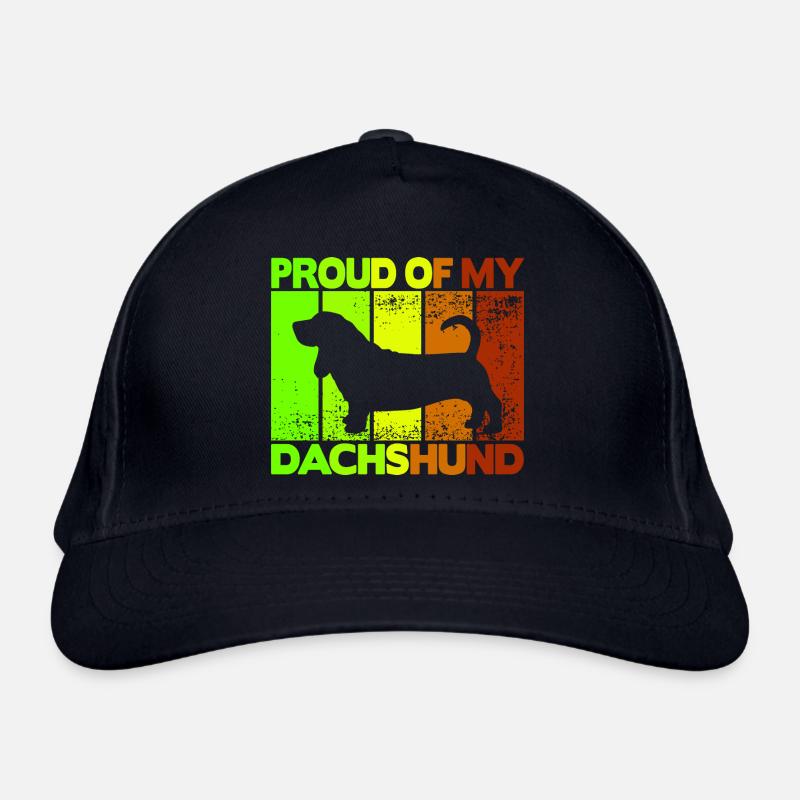 Fier de mon teckel Casquette classique bio