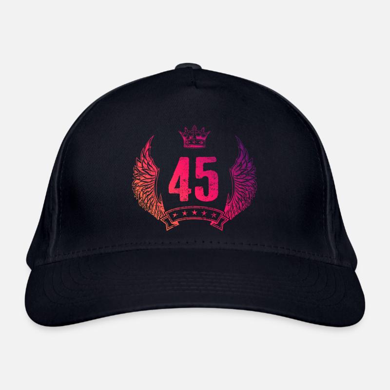 45 Couronne numérique Casquette classique bio