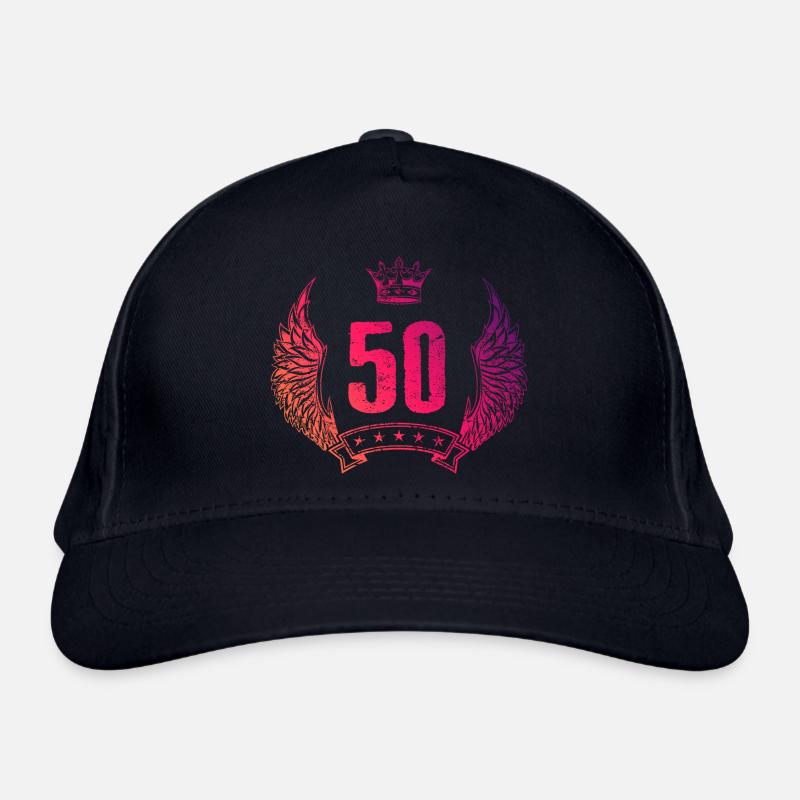 50 number crown Organic Baseball Cap