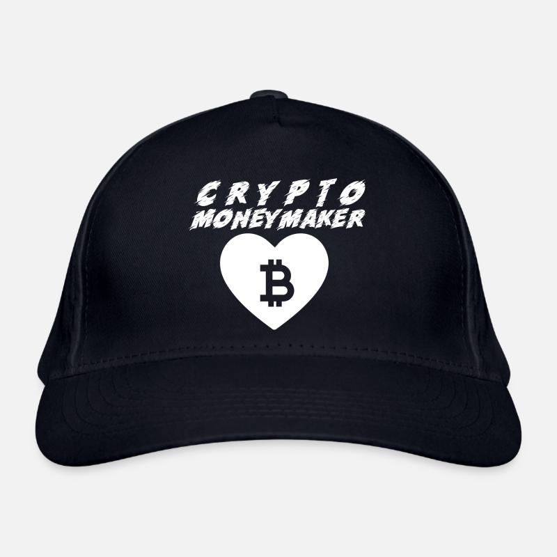 Bitcoin Trading Crypto Aktien - Bio-Baseballkappe - Navy