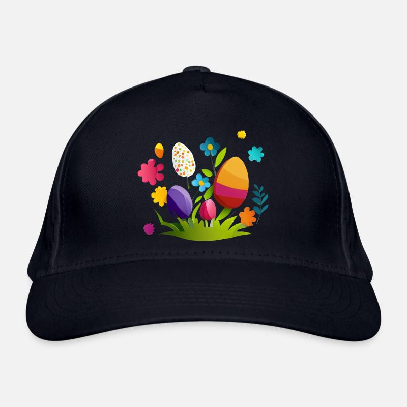 Cute design baby egg for Easter and spring Organic Baseball Cap