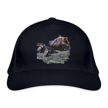 PEDRO baded color - Organic Baseball Cap - navy - Front