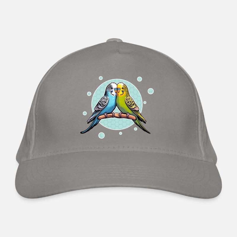 Perruches, Perruches, Perroquets, Oiseaux Casquette classique bio