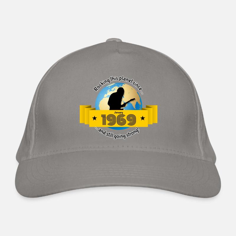 55. Geburtstag Rocking this planet since 01/1969 Bio-Baseballkappe