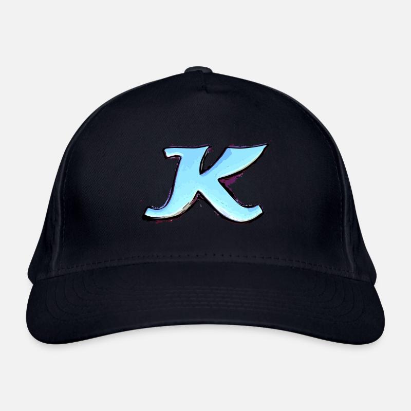 Buchstabe K Bio-Baseballkappe