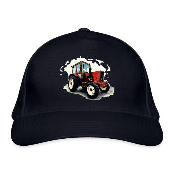 Traktor Belarus MTS 550 - Bio-Baseballkappe - Navy - Vorne