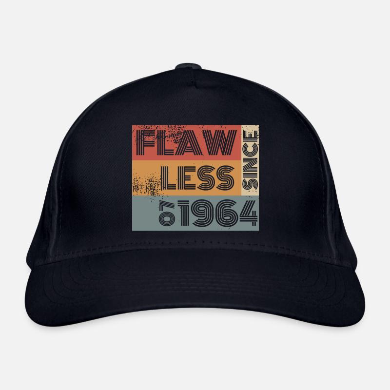 60e anniversaire Impeccable depuis 07/1964 Casquette classique bio