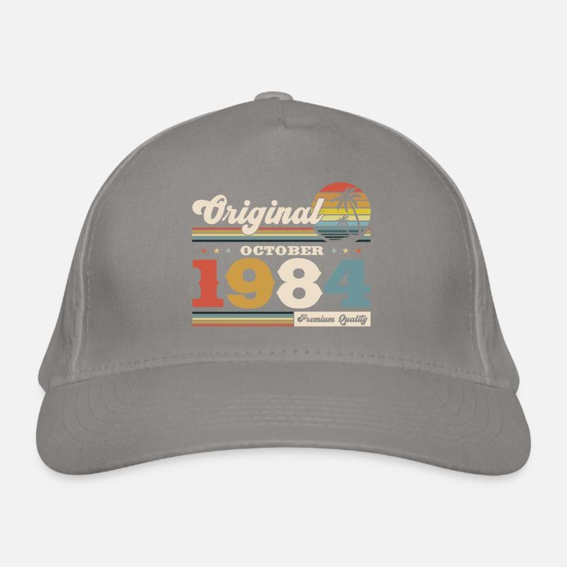 40th Birthday Legend October 1984 Volume 84 Organic Baseball Cap