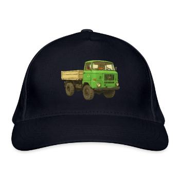 W50 DDR LKW - Bio-Baseballkappe - Navy - Vorne