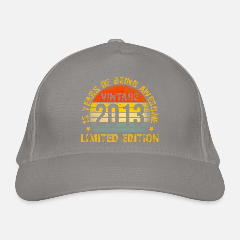 Funny 2013 13th 13 Year Old Birthday Organic Baseball Cap