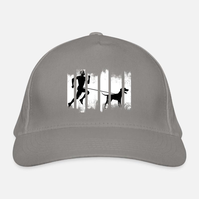 zughund canicross cani hundetraining hundelauf Bio-Baseballkappe