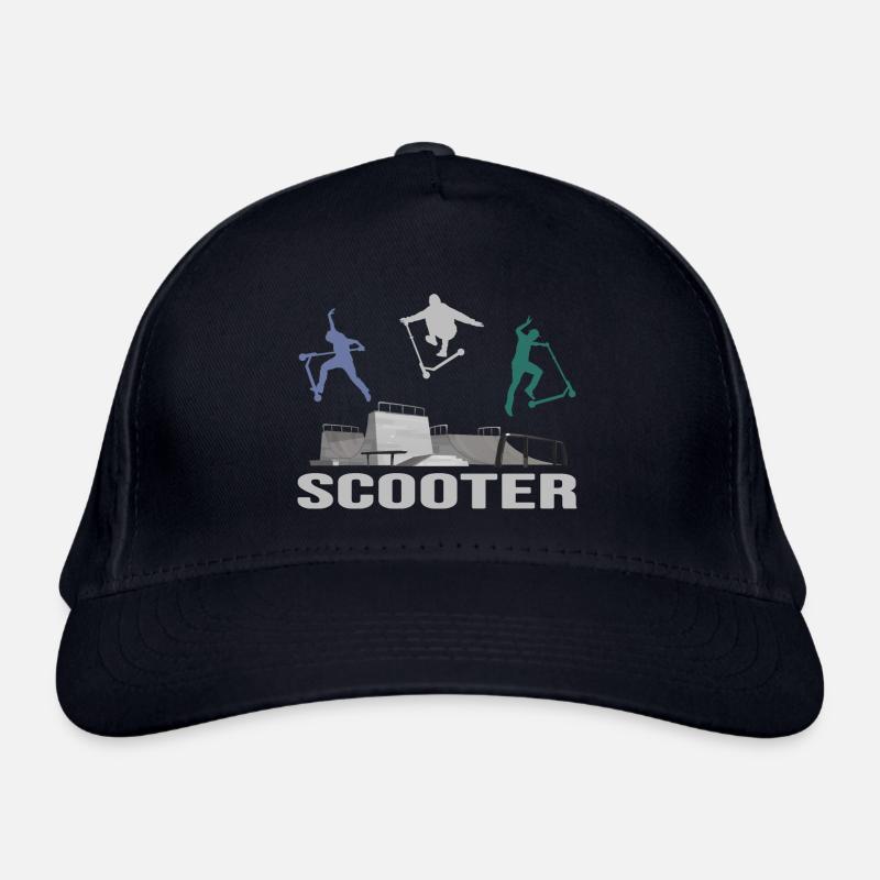 stuntscooter rollerscooter scooter e-scooter Bio-Baseballkappe