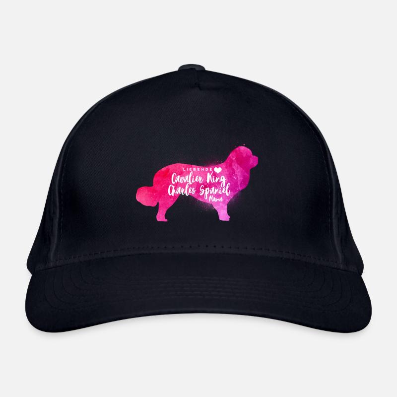 Cavalier King Charles Spaniel Mama - Bio-Baseballkappe - Navy