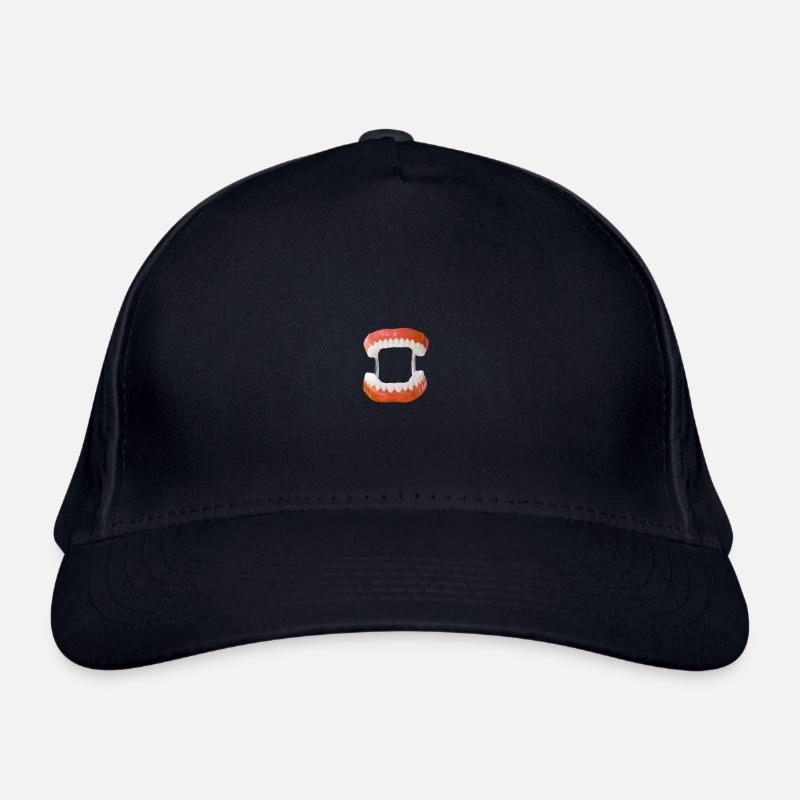 Gesichtsschutzmaske Coronavirus Dentier - Bio-Baseballkappe - Navy