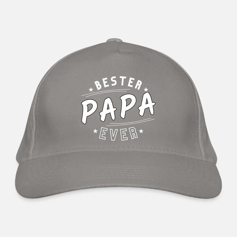 Bester Papa ever Bio-Baseballkappe