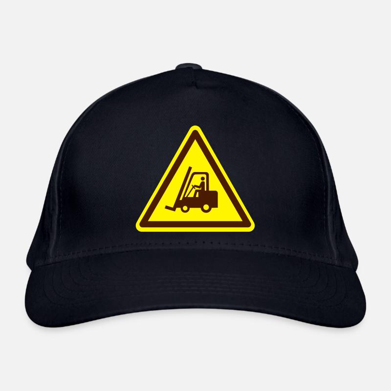 Gabelstapler Schild (Farben anpassbar!) Bio-Baseballkappe