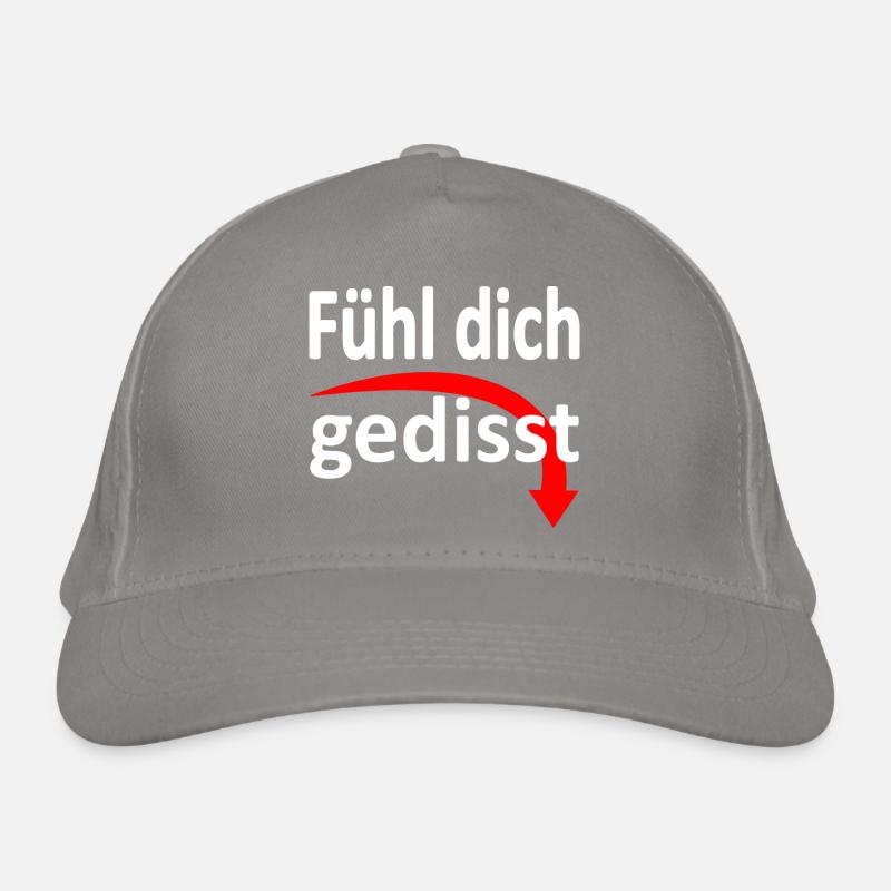 Fühl dich gedisst - Version 3 Bio-Baseballkappe