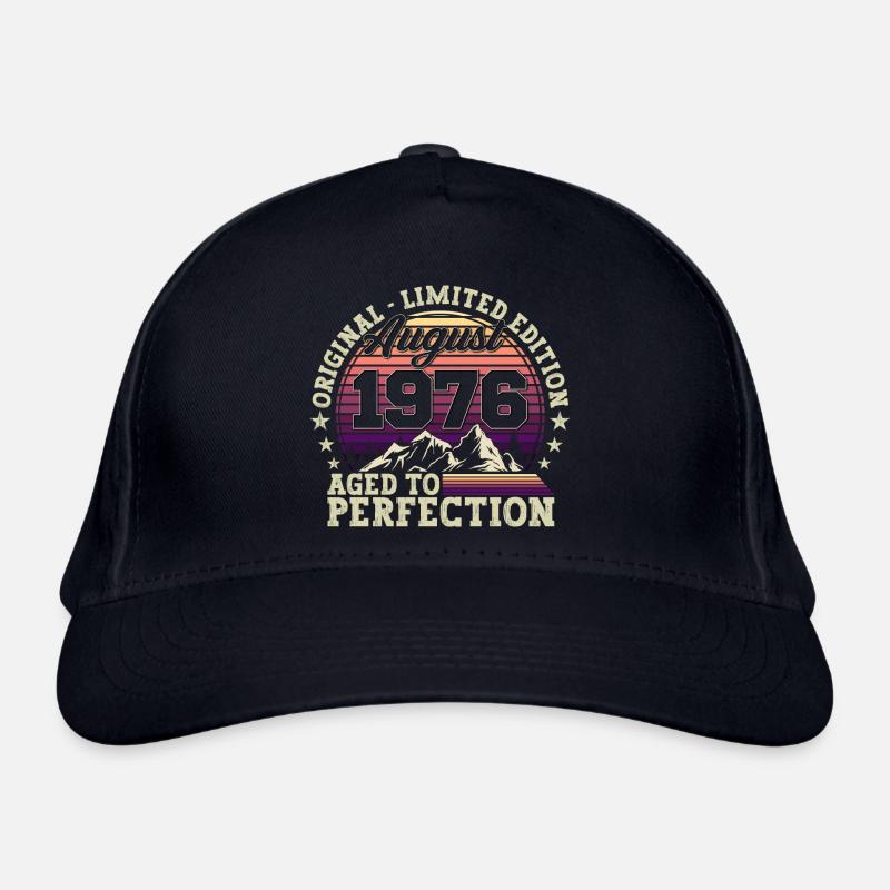 Original August 1976 46th Birthday Fun Gift Organic Baseball Cap