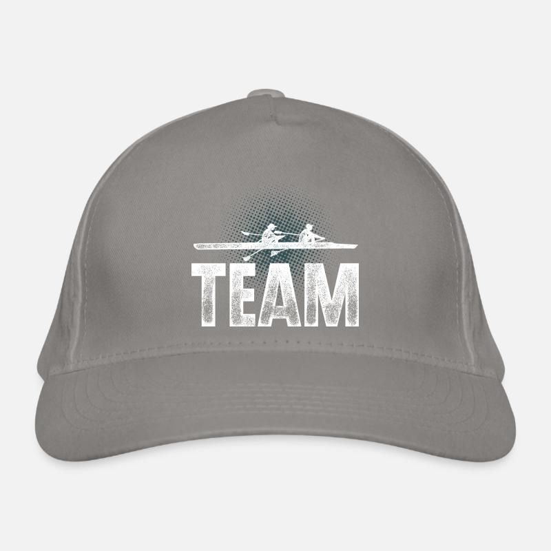 Rowing Rower Rowing Boat Team Organic Baseball Cap