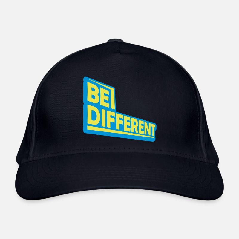 Soyez différent Logo Design Casquette classique bio