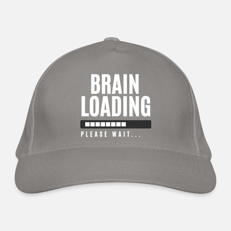 Brain Loading bitte warten Bio-Baseballkappe