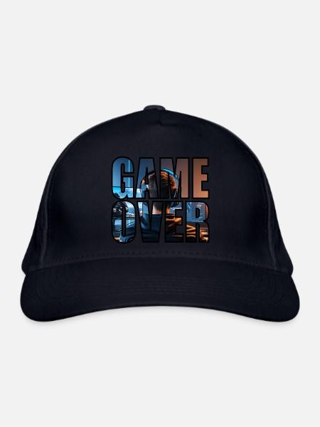 GAMEOVER - Bio-Baseballkappe - Navy