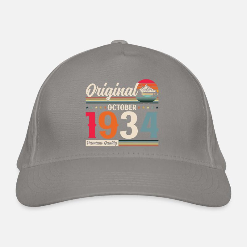 90th Birthday Original October 1934 Volume 34 Organic Baseball Cap