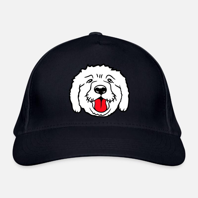 Cher chien tire la langue joyeusement Casquette classique bio