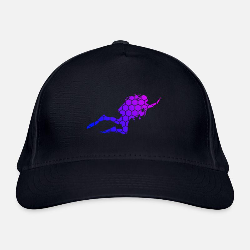 Free Dive Diver Diving Diving Divers Organic Baseball Cap