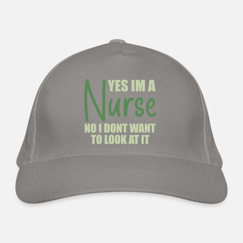 Nursing Super Power Gift Organic Baseball Cap