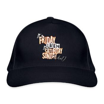 It´s Friday then! - Bio-Baseballkappe - Navy - Vorne