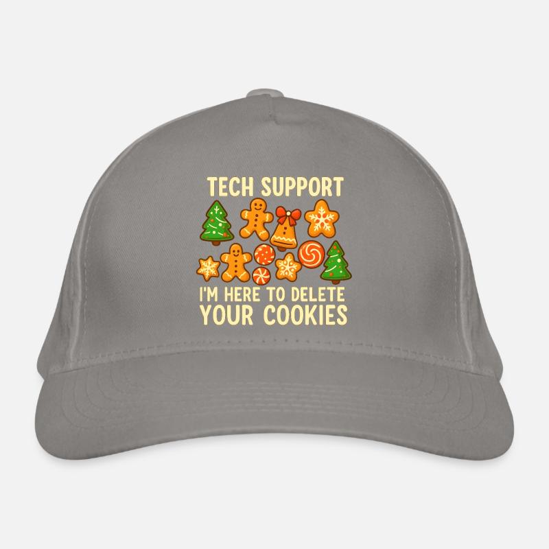 Technischer Support Cookie Weihnachten Meme Bio-Baseballkappe