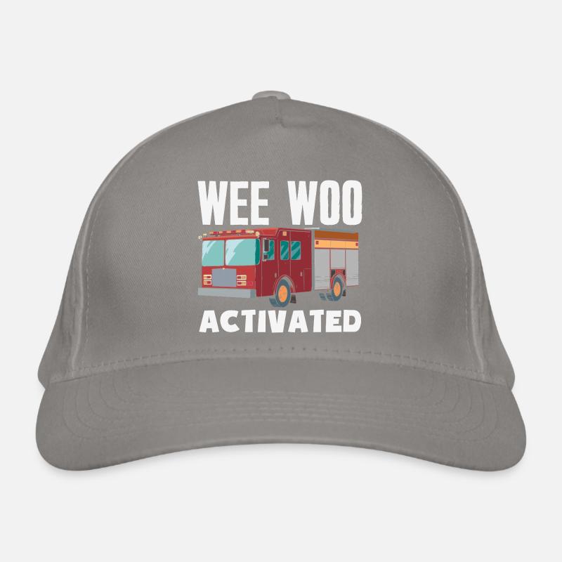 Wee Woo Squad Fire Tiny Firefighter Organic Baseball Cap