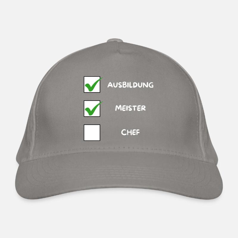 Meister Checkliste Bio-Baseballkappe