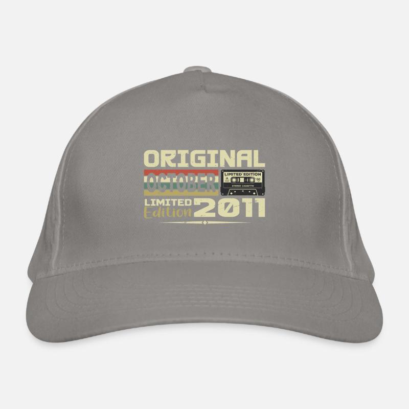Birthday October 2011 Original | October 2011 Organic Baseball Cap