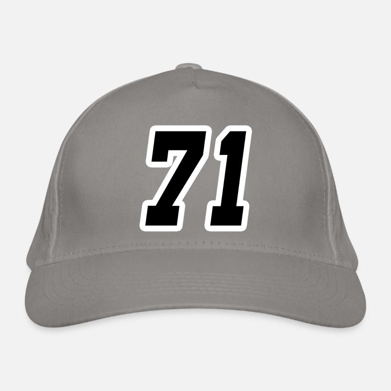 Nummer einundsiebzig 71 Bio-Baseballkappe