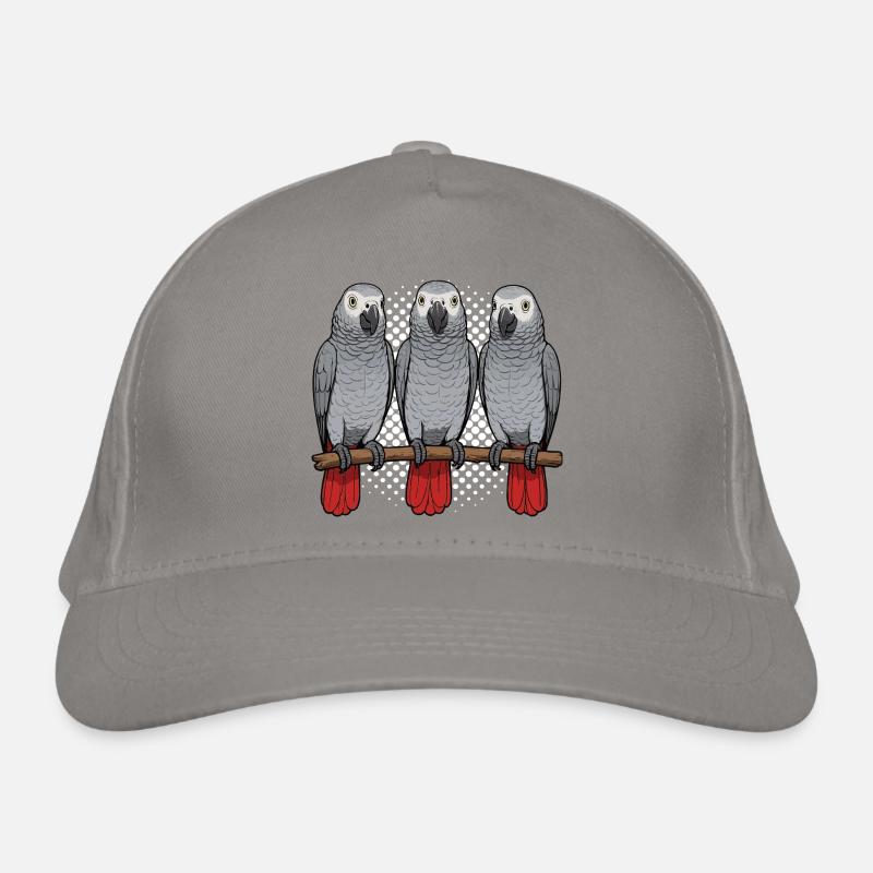 Perroquet gris d'Afrique propriétaire de perroquet gardien de perroquet Casquette classique bio