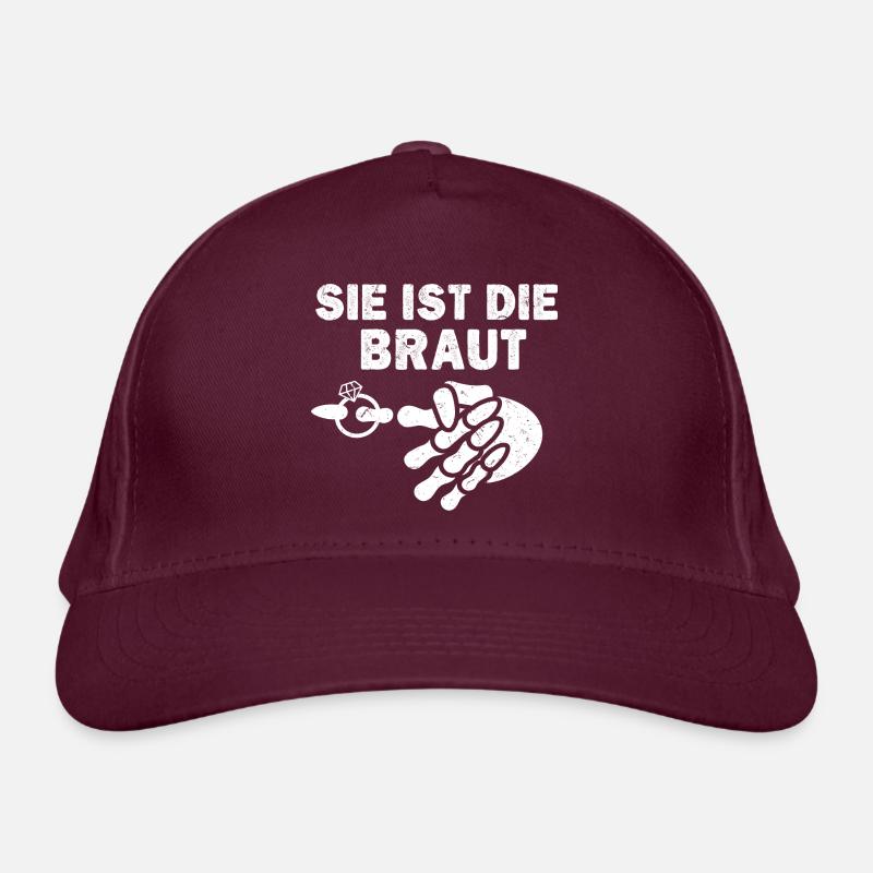 Hochzeit Braut Bräutigam Team Partner Spruch Bio-Baseballkappe