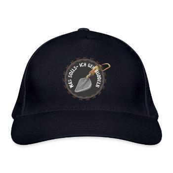 GartenZeit - Bio-Baseballkappe - Navy - Vorne