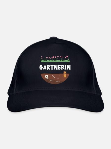 Gärtnerin Garten - Bio-Baseballkappe - Navy