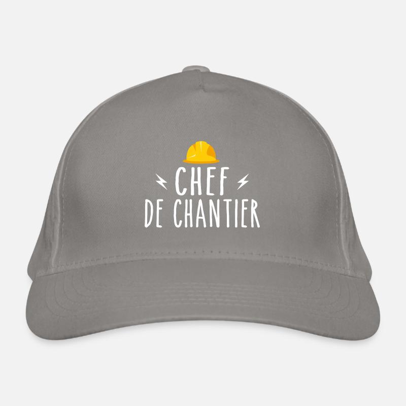 Chef De Chantier Casquette classique bio