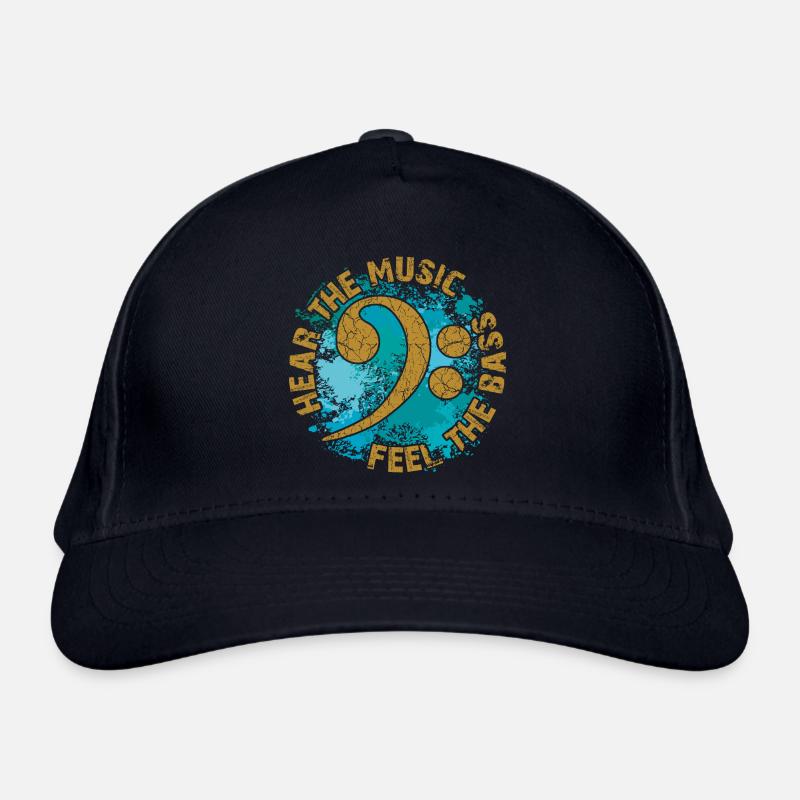 Sentez les basses. Clef de fa Casquette classique bio