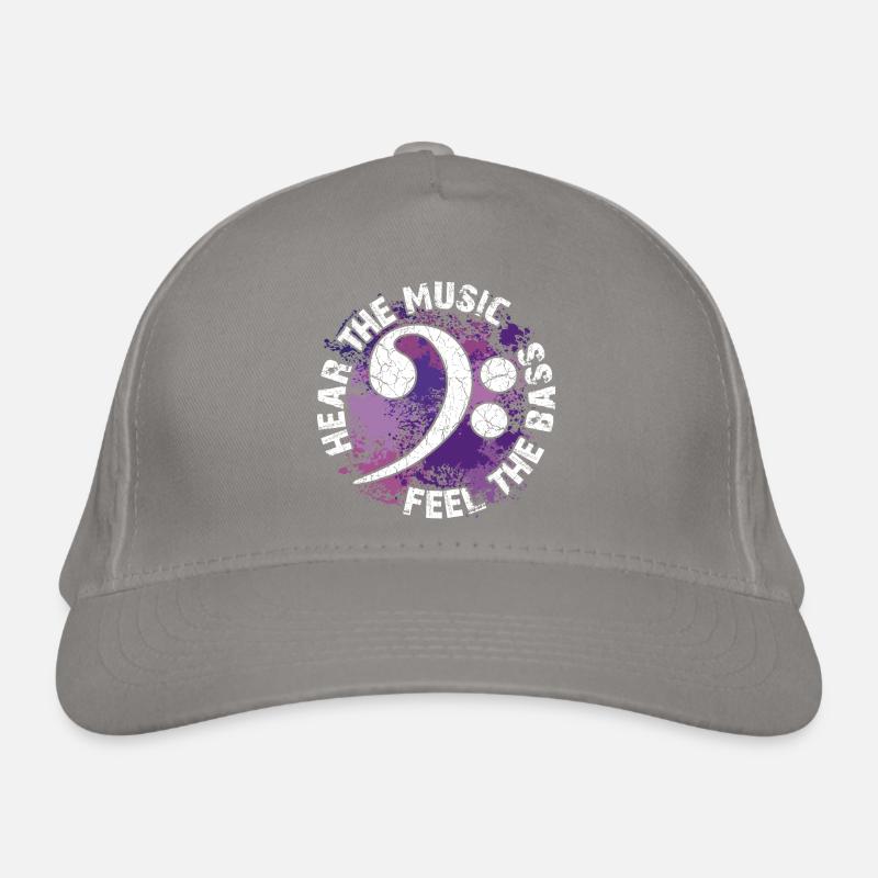 Sentez les basses. Clef de fa Casquette classique bio